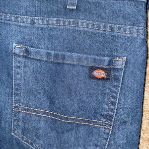 Dickies Men's Relaxed Fit Dark Blue Jeans